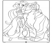 Coloriage Jasmine Disney Princess Crayola