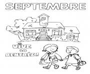 Coloriage septembre rentree scolaire avec caillou