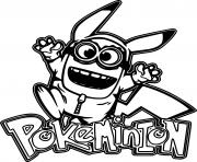 Coloriage Pokeminion Jumping