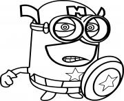 Coloriage Captain Minion