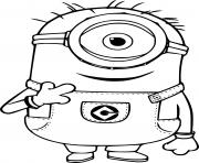 Coloriage Stuart Minion