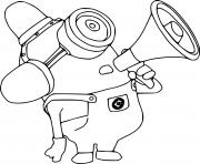 Coloriage Fire Hydrant Carl Minion