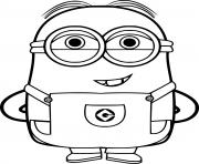 Coloriage Dave Minion