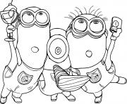 Coloriage Minions Hold Ice Cream