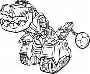 Coloriage Ty Rux Tyrannosaurus Trux Dinotrux