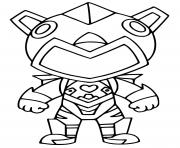 Coloriage mecha cuddle master fortnite