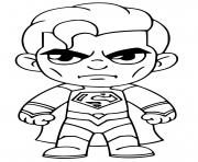 Coloriage superman fortnite secret skin