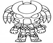 Coloriage predator skin