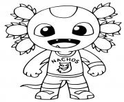 Coloriage forntnite rare axo skin