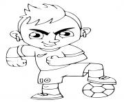 Coloriage neymar jr cartoon brazil psg football