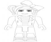 Coloriage Roblox Girl