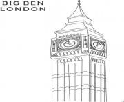 Coloriage Big Ben Londres