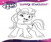 Coloriage sunny starscout mlp 5