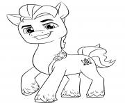 Coloriage hitch trailblazer my little pony a new generation mlp 5