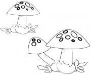 Coloriage champignon volvaire