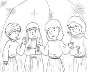 Coloriage Jesus in Hometown Mark 6_1 6_03