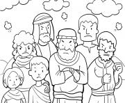 Coloriage Moses Rock One Exodus 17_1 7_02