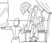 Coloriage God Pharaoh Moses Exodus 12_5 14_01