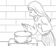 Coloriage Widows Mite Mark 12_41 44_02