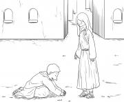 Coloriage Ten Lepers Luke 17_11 19_03