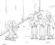 Coloriage Blind Bartimaeus Mark 10_46 52_02