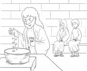 Coloriage Widows Mite Mark 12_41 44_01