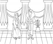 Coloriage Abram and Sarai Genesis 28_10 22 03