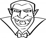 Coloriage dracula vampire immortel