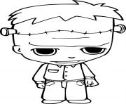 Coloriage Bebe Frankenstein enfants costume