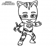 Coloriage coloriez Catboy de Pyjamasques