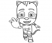 Coloriage coloriez Pyjamasques Catboy Connor