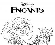 Coloriage Mirabel madrigal Encanto Disney