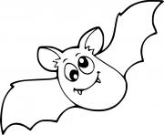 Coloriage bebe chauve souris perdu dans les airs