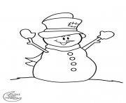 Coloriage titounis noel bonhomme