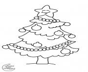 Coloriage titounis noel sapin