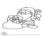 Coloriage titounis papa noel imprimer