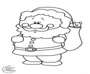 Coloriage titounis noel pere