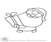 Coloriage titounis pere noel cadeau