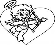 Coloriage cupidon fils de venus