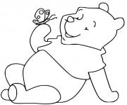 Coloriage winnie the pooh facile