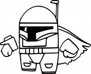 Coloriage Among Us Darth Vader Starwars