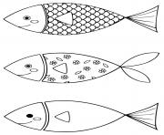 Coloriage poisson davril simple de saint jean de monts