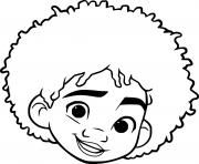 Coloriage Antonio Madrigal Face