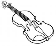 Coloriage violon