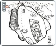 Coloriage gupx octonauts vehicle