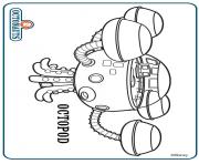 Coloriage octopod vehicule