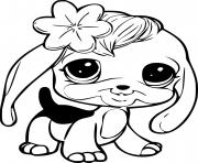 Coloriage chiot petshop