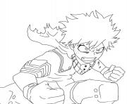 Coloriage Midoriya my hero academia