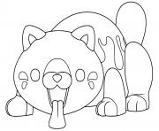 Coloriage poppy playtime chat bonbon