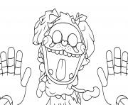 Coloriage poppy playtime pj pug a pillar